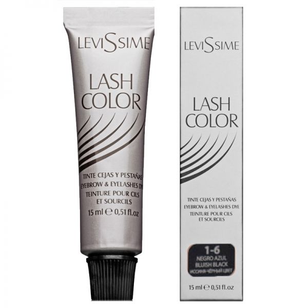 Краска для бровей и ресниц 1.6 Иссине-черный (Lash Color) 4508LS 15 мл (LeviSsime)